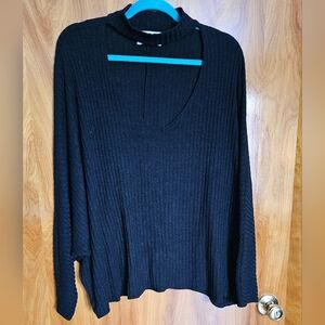 Urban Outfitters Black Choker top Large